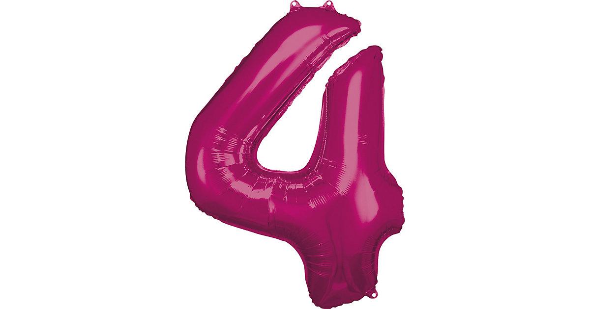 Folienballon 4, pink