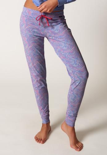 Skiny Damen Hose lang Night In Skiny 03 Blau 36