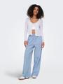 ONLCARLOTTA L/S STRING CARDIGAN JRS M Normal geschnitten - White