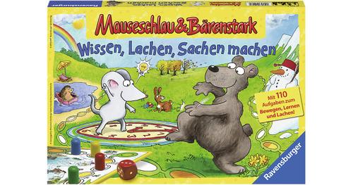 Ravensburger Spiel - Mauseschlau und Bärenstark Wissen, Lachen, Sachen machen
