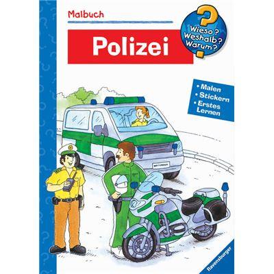 Ravensburger Buch - Wieso? Weshalb? Warum? - Polizei - Malbuch