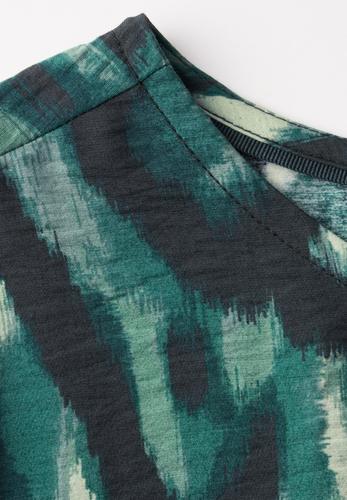 Bluse mit Print 36 - Hunter Green