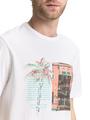 T-Shirt mit Foto-Print XL Regular Fit - White
