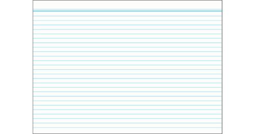 Karteikarte Mehrzweckkarte liniert, holzfr. Papier, A6, liniert 7mm, weiß, 100St Notizbücher