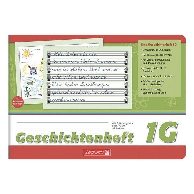 BRUNNEN Geschichtenheft A5 quer Sonderlineatur (Lineatur 1G) »1045990«