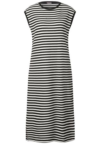 Gestreiftes Kleid 34 - Black