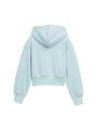 Cropped Hoodie Sweatshirt 176 Cropped Fit - Minty Blue