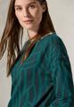 Shirt mit Knöpfen L - Petrol Green