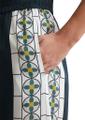 Print-Hose wide 42 Wide Fit - Multi/muted Blue