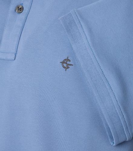 Polo-Shirt L Basic Circular Knit - Aqua Bis Petrol