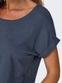 ONLMOSTER S/S O-NECK TOP NOOS JRS Blau L