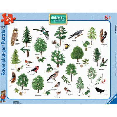 Ravensburger Puzzle - Unsere Heimat, Rahmenpuzzle, 58 Teile