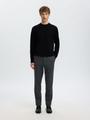 SLMTORINO LS KNIT CREW NECK NOOS XL Normal geschnitten - Black