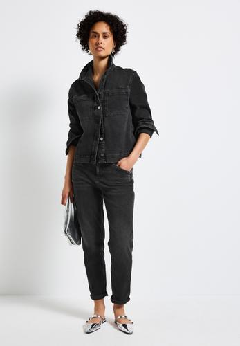 Jeansjacke mit Brusttaschen 34 - Black Washed