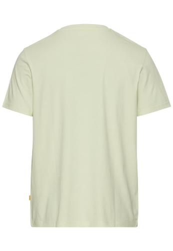 Basic T-Shirt aus reiner Baumwolle Grün XL