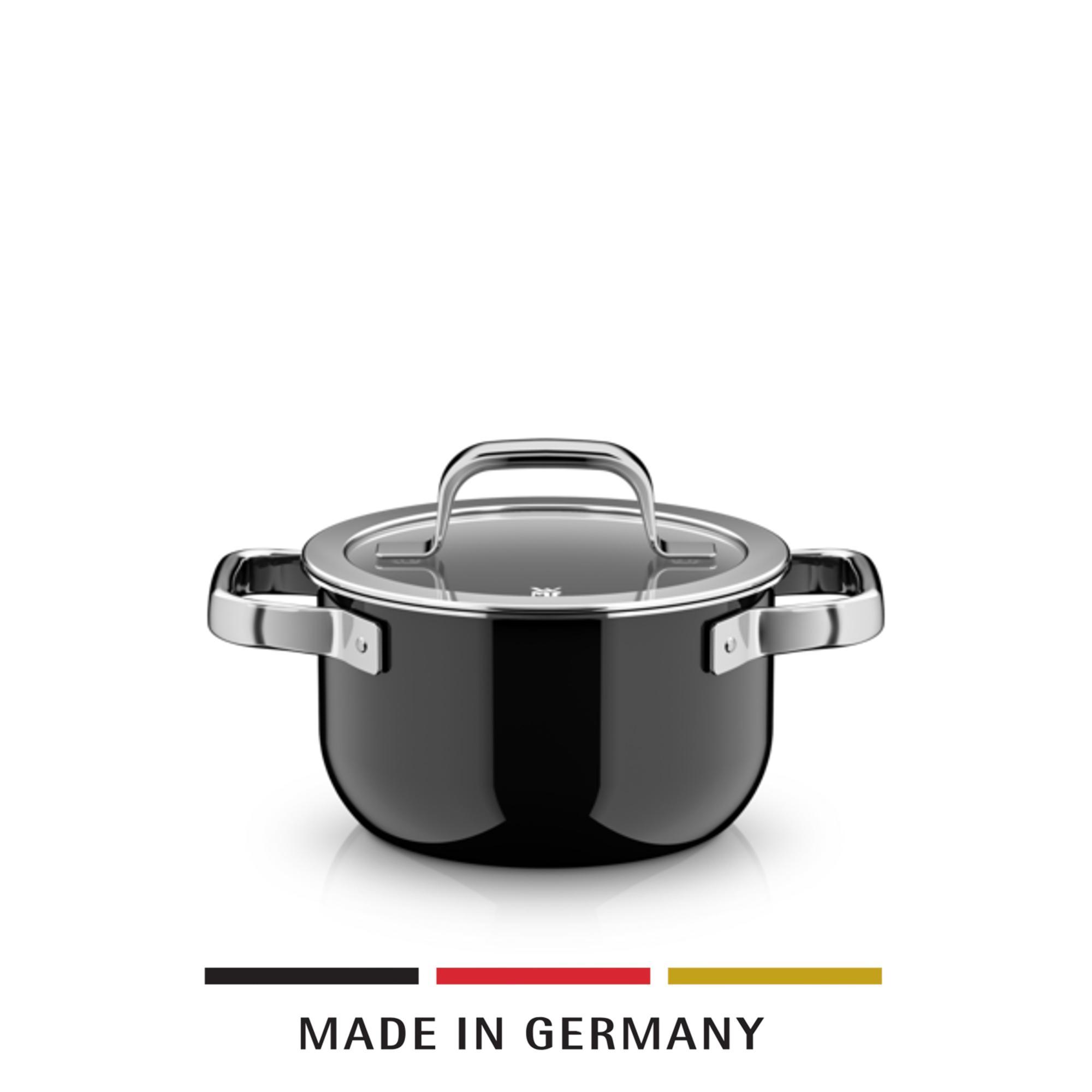 Fusiontec Mineral Pro, Kochtopf mit Deckel, 16 cm, Black