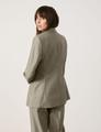 Eleganter Blazer mit Nadelstreifen 36 Tailliert - New Sage Gemustert