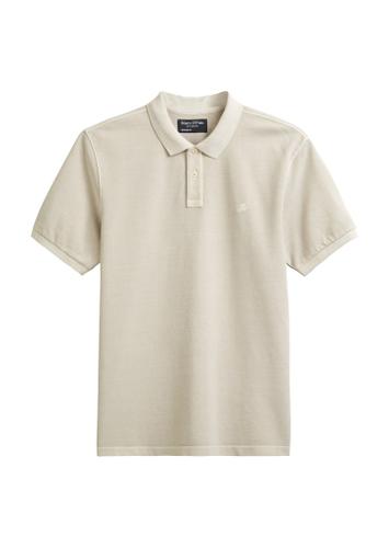 Poloshirt Piqué regular S Regular Fit - Gray Silk
