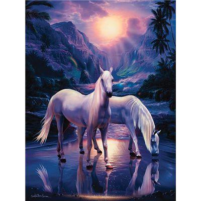 Ravensburger Puzzle - Lassen: Friedlicher Abend, 1000 Teile Puzzle