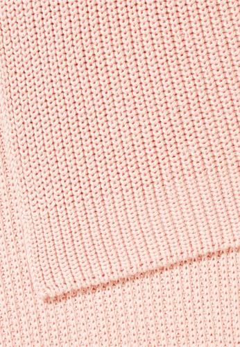 Strickschal aus reiner Baumwolle OS - Sepia Rose