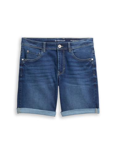 TTALEXA SLIM BERMUDA Jeans Shorts 32 Slim Fit - Mid Stone Wash Denim