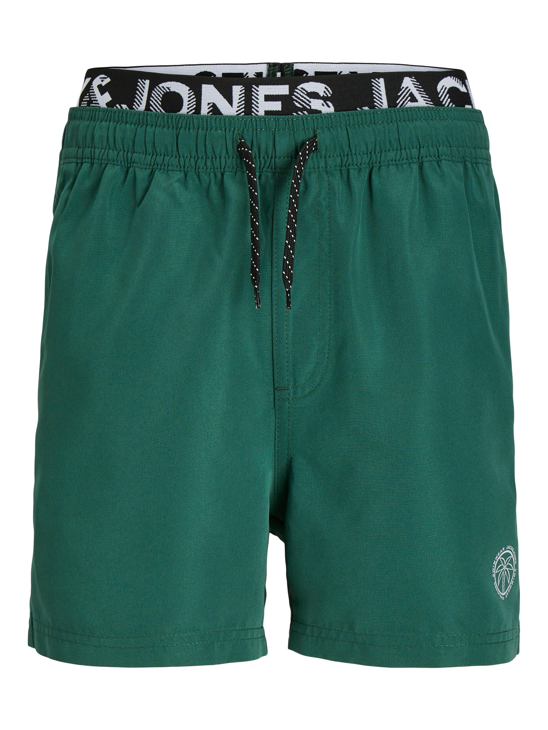JPSTFIJI JJSWIM WB LY SN JNR 152 Normal geschnitten - Dark Green