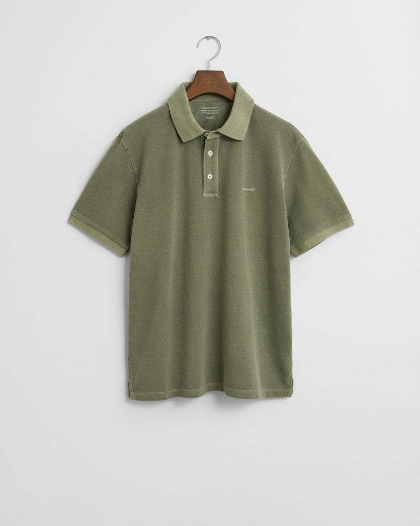 Sunfaded Piqué Poloshirt Grün L
