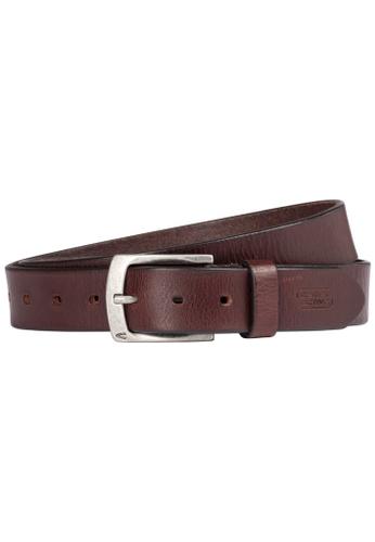 Ledergürtel Braun M