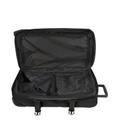 EASTPAK Rollkoffer "Tranverz S Upper East Stripe" - in Schwarz