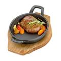 BBQ Servierpfanne mit 2 Griffen