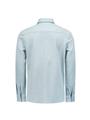 Shirt Jersey Melange Stretch M Regular Fit - Dusty Blue
