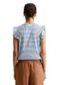 Volant-T-Shirt regular S Regular Fit - Medium Blue_multi_01