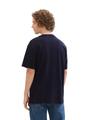T-Shirt mit Bio-Baumwolle XXL Relaxed Fit - Navy