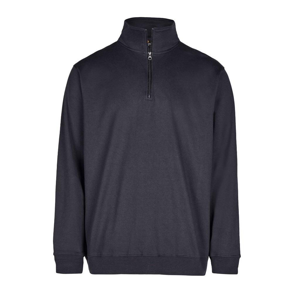 BASIC Zip-Sweatshirt - Navy - Gr: 3XL