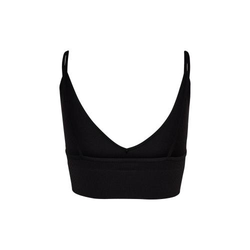 ONLVICKY RIB SEAMLESS V-NECK TOP NOOS
