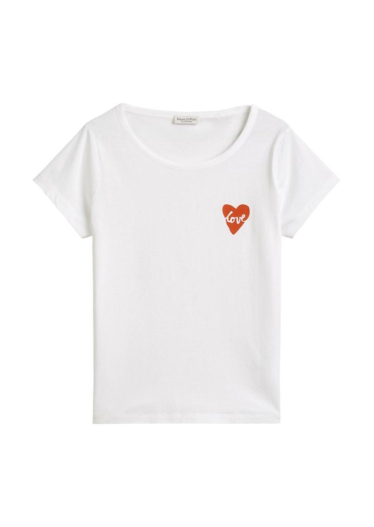 Print-T-Shirt regular Weiß XXL