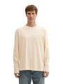 Basic Langarmshirt mit Bio-Baumwolle XXL Regular Fit - Smooth Light Sand