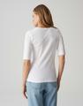 OPUS Kurzarmshirt »Daily F« im Basic-Look - Weiß / 40