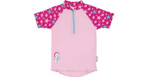 Kurzarm-Schwimmshirt - Badebekleidung - rosa Gr. 80