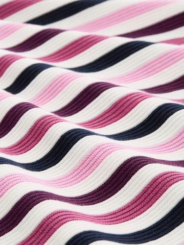 Plus Size - Strickpullover aus Bio-Baumwolle 46 Regular Fit - Berry Knit Stripe Design
