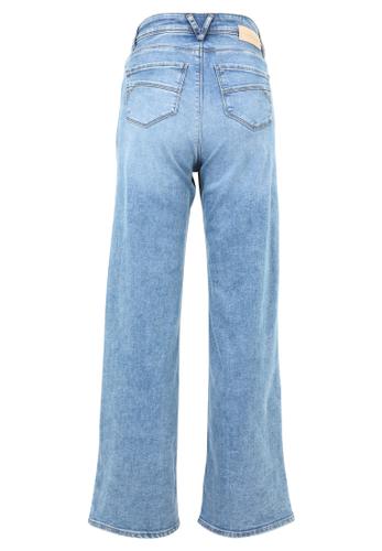 High Waisted-Jeans 34 Figurumspielend - Light Blue Denim