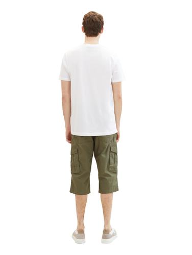 Bermudashorts mit Print 30 Regular Fit - Olive Geometric Structure