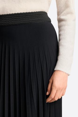midi plissee skirt Grau 40