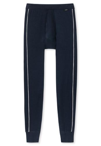 Hose lang Blau 8