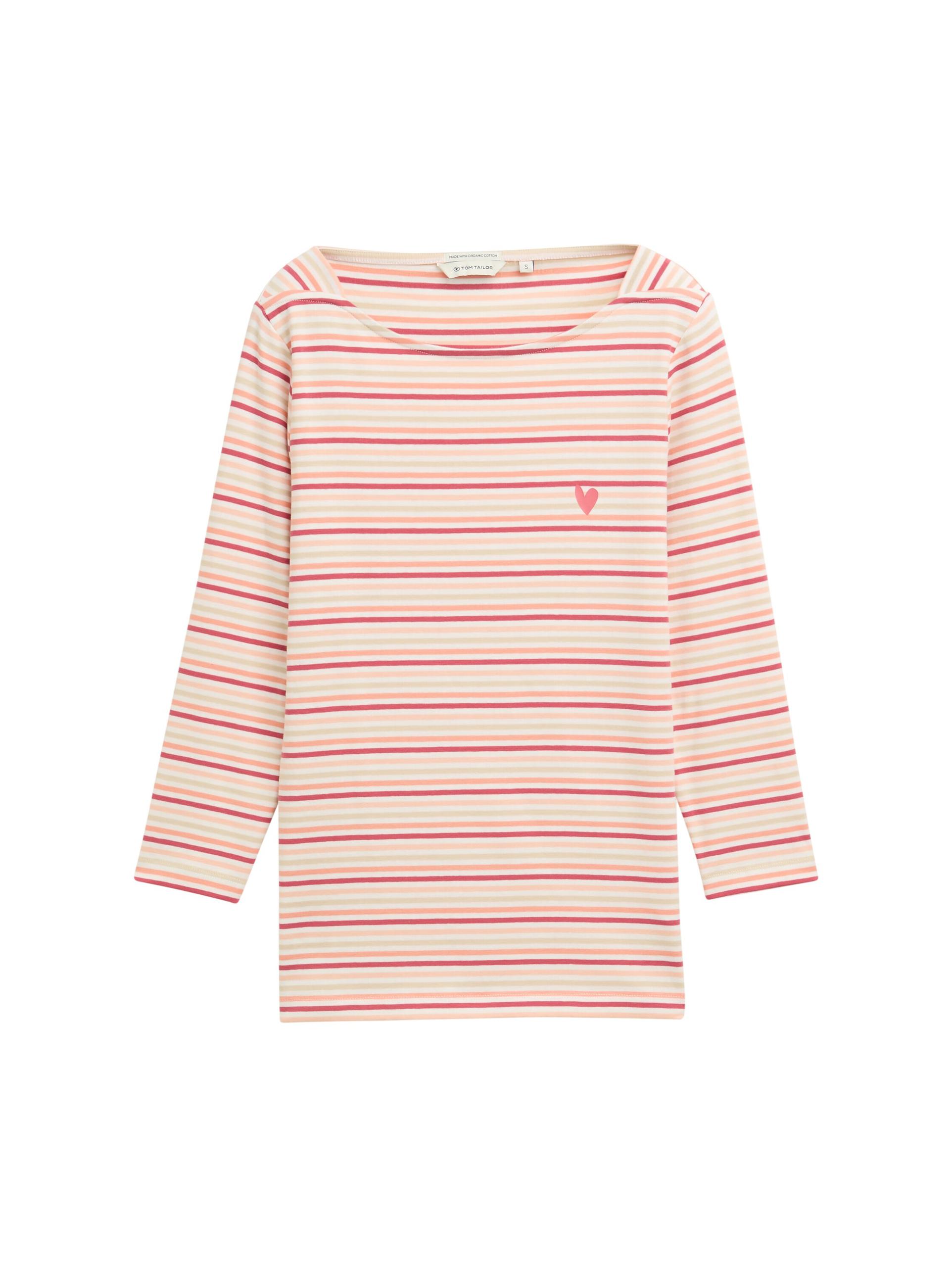 Langarmshirt mit Streifenmuster XL Regular Fit - Multicolor Regular Stripe