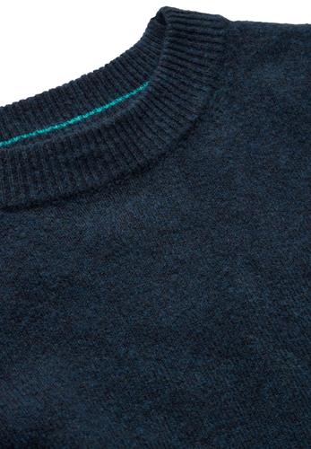 Kuscheliger Pullover S - Deep Petrol Melange