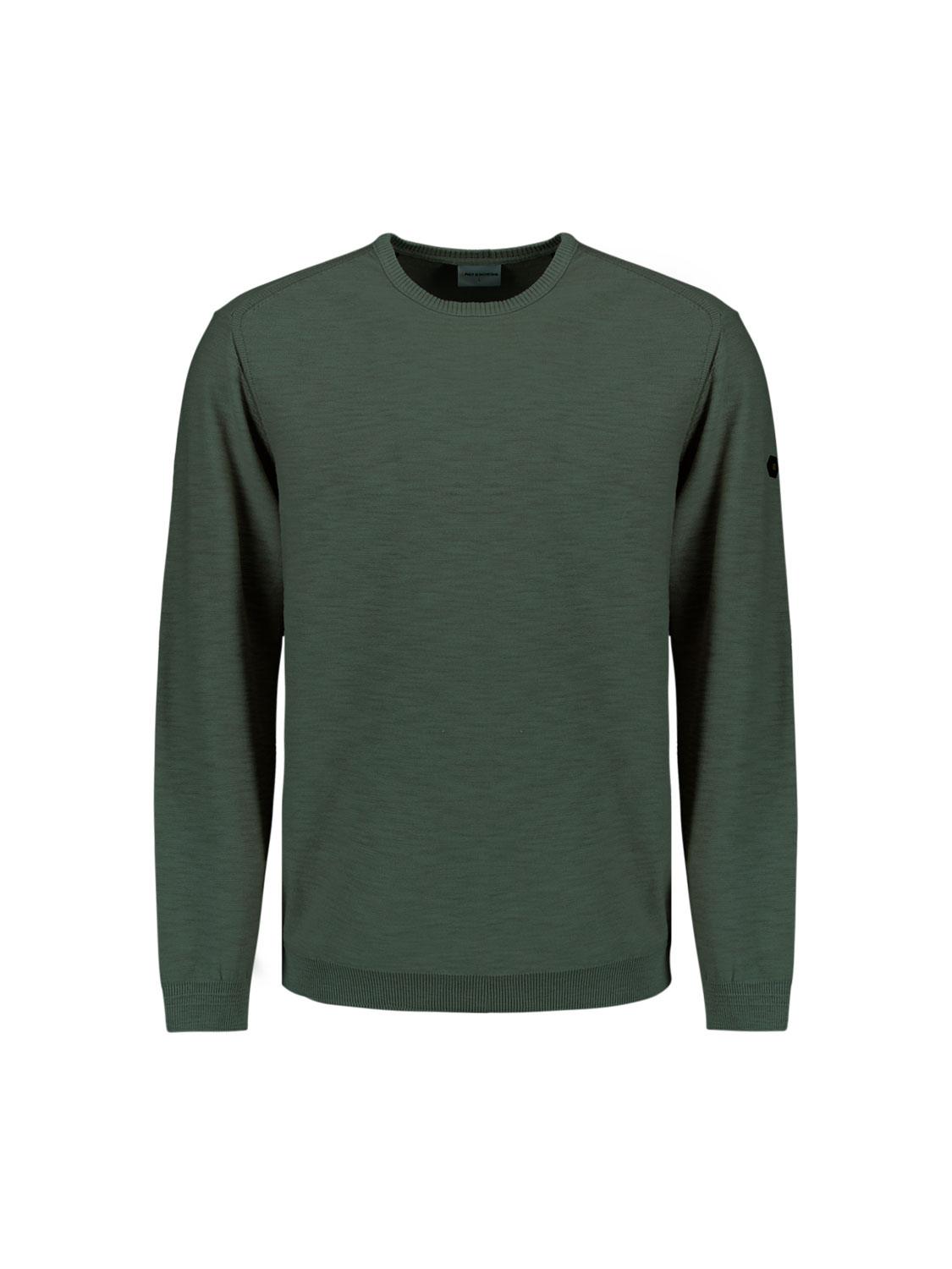 Pullover Crewneck Garment Dyed + Stone Washed XXXL Regular Fit - Dark Steel