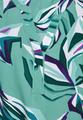 Gemusterte Bluse M - Adriatic Green