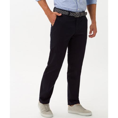 Style Jim-s 25U Flatfronthose, Herrenhose, Leicht geschwungene französischen Vorderhosentaschen, Leistengesäßtaschen, Tresortasche in rechter Seitentasche, Zusätzliche Coinpocket, Hochwertiger Reißverschluss, Ergonomische Passform, Regular Fit, Gerader Beinverlauf, Perfect Cut (niedrige Leibhöhe) - Perma Blue