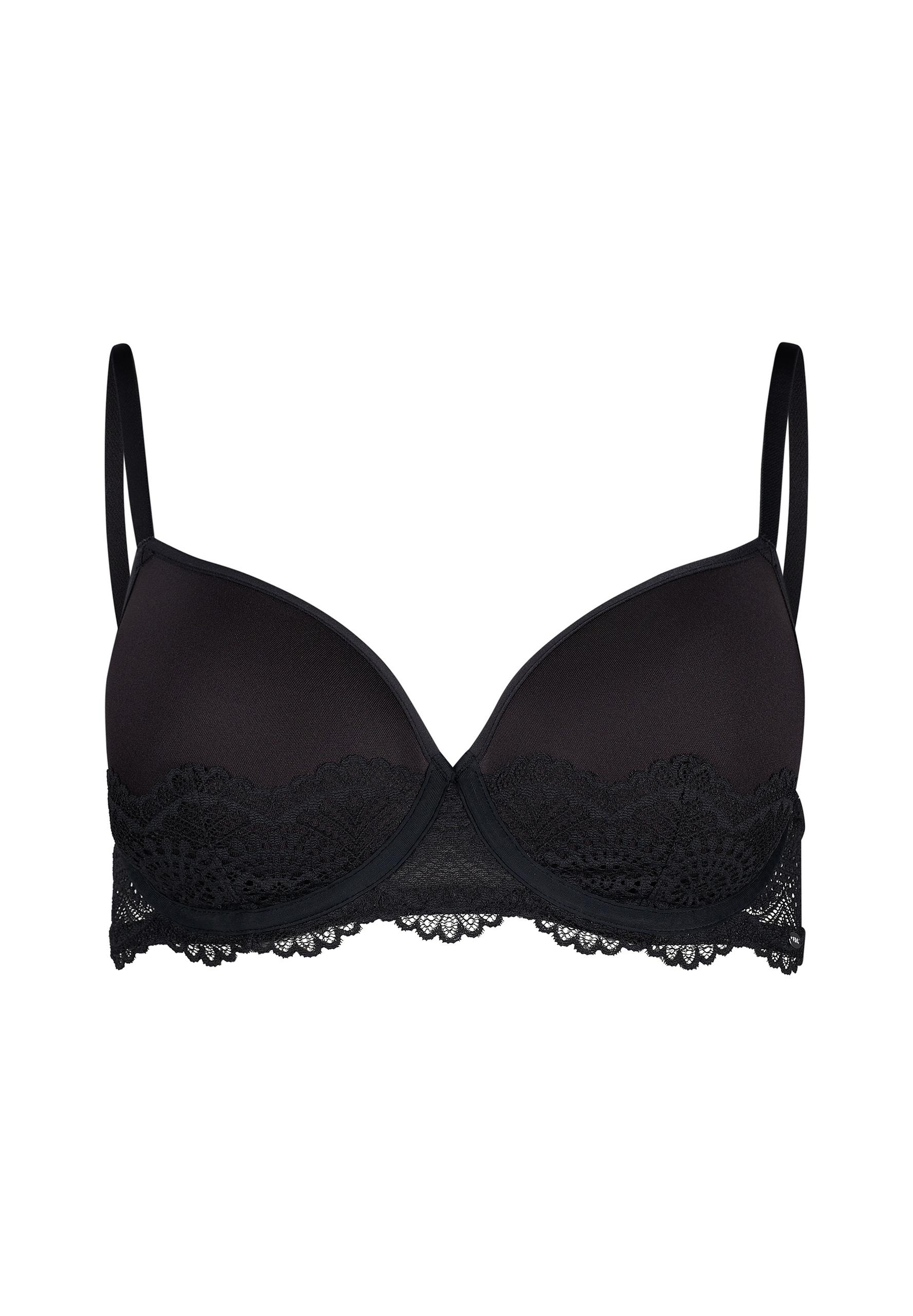Skiny Damen Spacer BH Micrornaments 75 C - Black